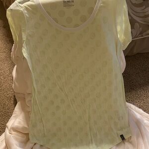 Nike Light Yellow Polka Dot Tee